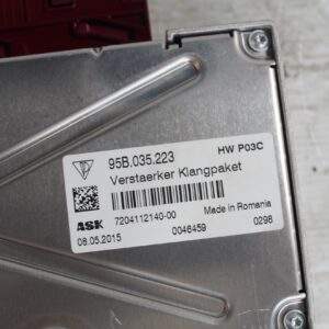 Porsche 95B Macan Sound Radio Speaker Amplifier 95B035223, 97064544305 - Image 2