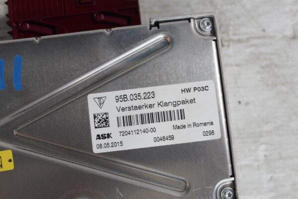Porsche 95B Macan Sound Radio Speaker Amplifier 95B035223, 97064544305