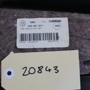 Volkswagen Mk3 Scirocco R Passenger Left Door Panel Trim 1K8867011BC - Image 2