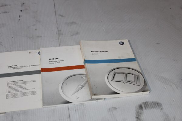 Volkswagen Mk3 Scirocco R Owners Manual Books with Pouch