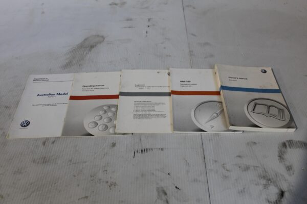 Volkswagen Mk3 Scirocco R Owners Manual Books with Pouch