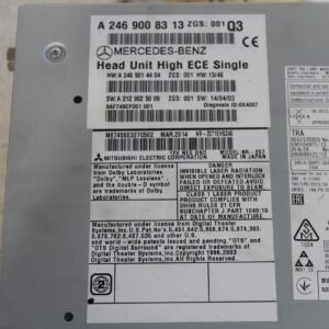 Mercedes Benz W176 W117 W246 A CLA B Class Radio Multimedia Unit A2469008313 - Image 3