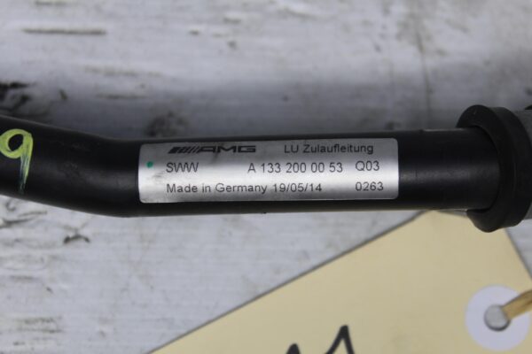 Mercedes Benz A45 CLA45 M133 Coolant Feed Line Hose Pipe A1332000053