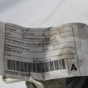 Mercedes Benz W205 C63s Sedan Rear Diff Differential A2053505007, A2053501024 - Image 11