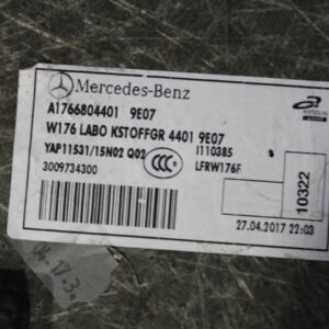 Mercedes Benz W176 A200 A250 A45 Rear Boot Floor Carpet A1766804401 - Image 10