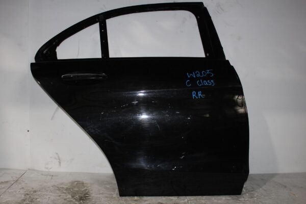 Mercedes Benz W205 C Class Sedan Rear Right Door BLACK