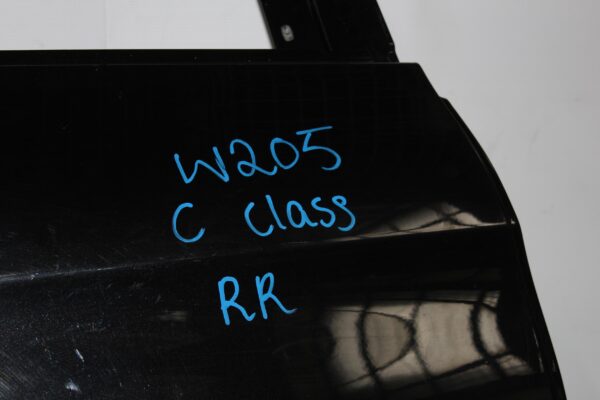 Mercedes Benz W205 C Class Sedan Rear Right Door BLACK