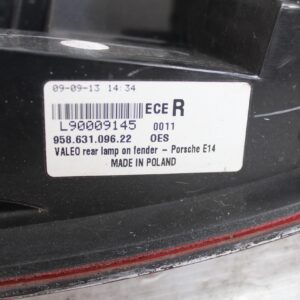 Porsche 92A 958 Cayenne Right Outer Tail Light Lamp 95863109620, 95863109622 - Image 2