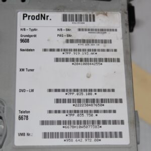Porsche 958 92A Cayenne Radio Headunit Receiver 958642970RX, 958642970MX - Image 5
