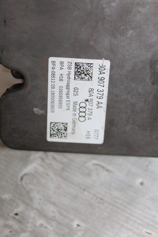 Audi FY Q5 SQ5 ABS Pump Modulator Hydraulic Unit 80A614517AA, 80A907379AA