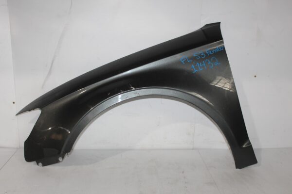 Audi 8V A3 S3 Sedan Front Left Passenger Fender Guard Wing - GREY