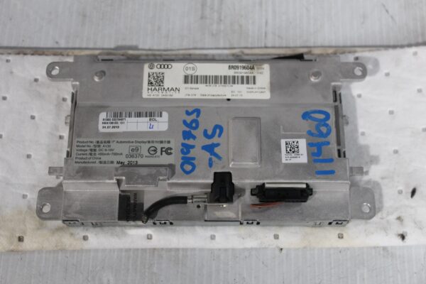 Audi A4 S4 A5 S5 Q5 SQ5 MMI Nav Screen Display Headunit 8R0919604A