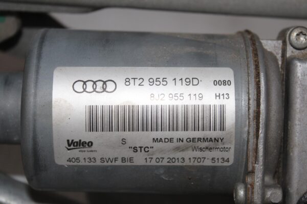 Audi 8T 8F A5 S5 Windscreen Windshield Wiper Motor Assembly 8T2955119D