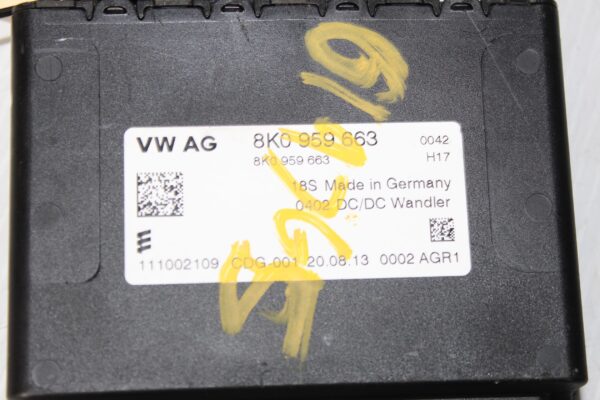 Audi 8T A5 S5 Voltage Stabiliser Control Module 8K0959663