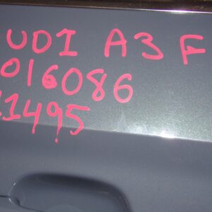 Audi 8V A3 S3 RS3 Sedan Front Left Passenger Door Grey - Image 7