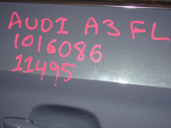 Audi 8V A3 S3 RS3 Sedan Front Left Passenger Door Grey