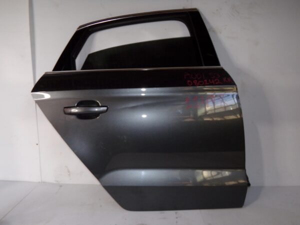 Audi 8V A3 S3 RS3 Rear Right Hand Driver Door Grey