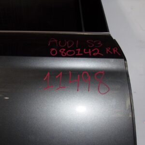 Audi 8V A3 S3 RS3 Rear Right Hand Driver Door Grey - Image 2