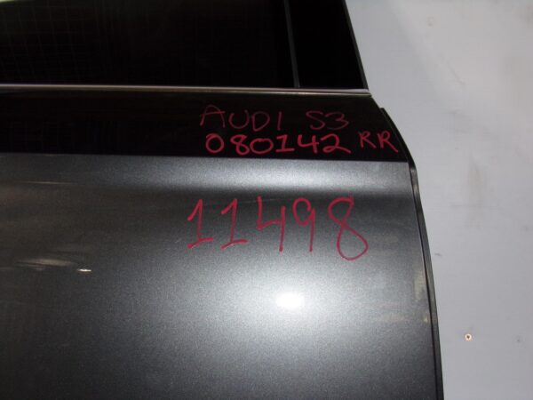 Audi 8V A3 S3 RS3 Rear Right Hand Driver Door Grey