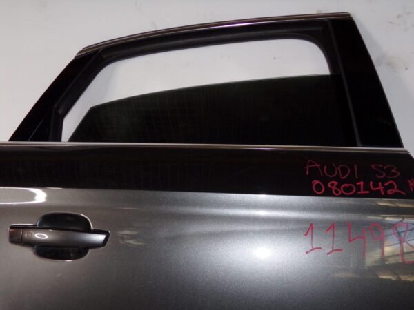 Audi 8V A3 S3 RS3 Rear Right Hand Driver Door Grey