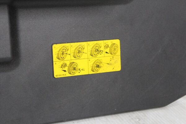 Audi 8F A5 Cabrio Spare Wheel Well Cover Trim 8T0012116A, 8T0012116B