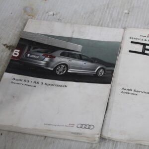 Audi 8P S3 Owners Manual Service Books With Pouch - Image 14