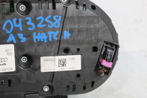 Audi 8V A3 TDI Instrument Cluster Combi 8V0920870H