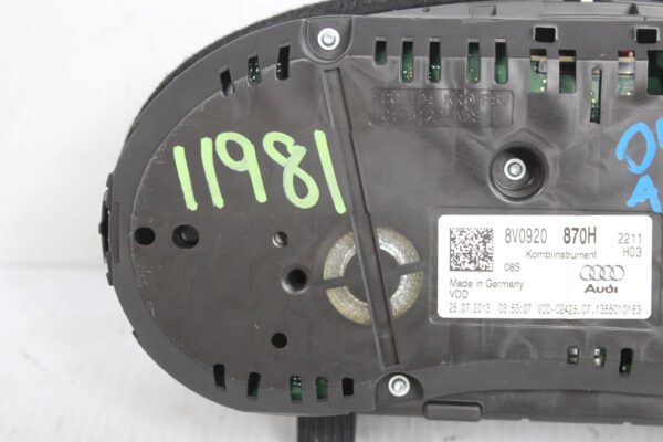 Audi 8V A3 TDI Instrument Cluster Combi 8V0920870H