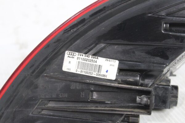 Audi 8v A3 S3 RS3 Driver Right Out LED Tail Light 8V4945096A, 8V4945096D