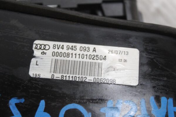 Audi 8V A3 S3 RS3 Hatch Driver Right Inner LED Tail Light 8V4945093A