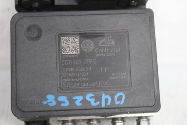Audi 8v A3 ABS Pump Brake Control Unit 5Q0614517T, 5Q0907379S