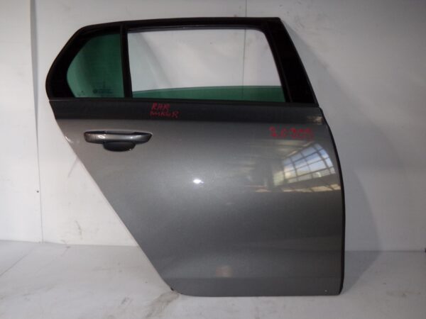 Volkswagen Mk6 Golf Right Hand Rear Driver Door Grey