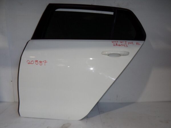 Volkswagen Mk7 Golf Rear Left Hand Passenger Door White