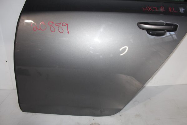 Volkswagen Mk7 Golf Left Hand Rear Passenger Door Grey