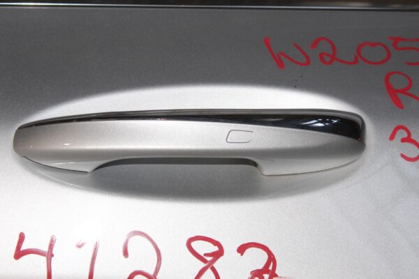 Mercedes Benz W205 C Class Sedan Rear Left Passenger Door SILVER