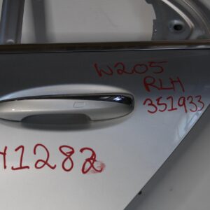Mercedes Benz W205 C Class Sedan Rear Left Passenger Door SILVER - Image 7