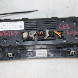 Mercedes Benz W204 C63 AC Aircon Climate Control Unit A2049006708, A2049007615 - Image 7