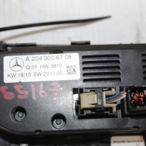 Mercedes Benz W204 C63 AC Aircon Climate Control Unit A2049006708, A2049007615 - Image 8