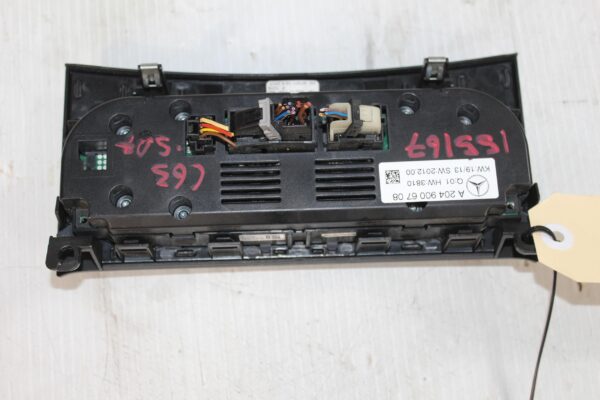 Mercedes Benz W204 C63 AC Aircon Climate Control Unit A2049006708, A2049007615