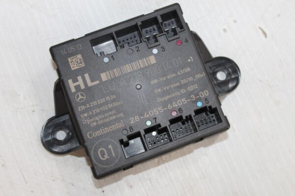 Mercedes Benz W204 C63 Rear Left Door Control Unit A2189001401
