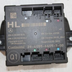 Mercedes Benz W204 C63 Rear Left Door Control Unit A2189001401 - Image 6