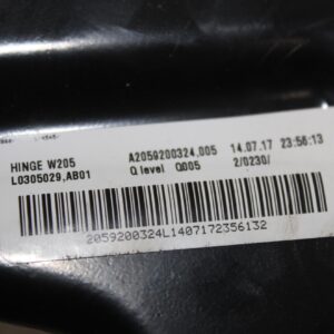 Mercedes Benz W205 Sedan Centre Right Rear Seat Hinge A2059200324 - Image 8