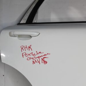 Porsche Cayenne 92A 958 Rear Right Drivers Door WHITE - Image 3