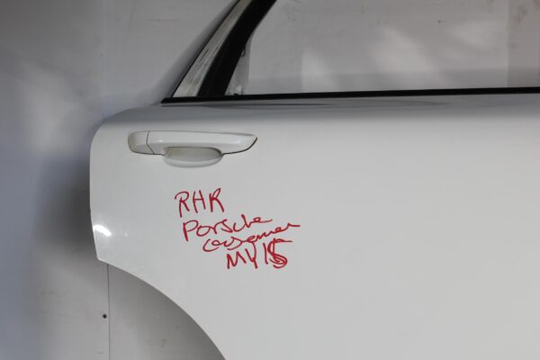Porsche Cayenne 92A 958 Rear Right Drivers Door WHITE