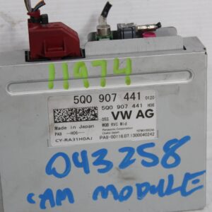 Audi 8V A3 S3 Reverse Camera Module Control Unit 5Q0907441, 5Q0907441A - Image 2