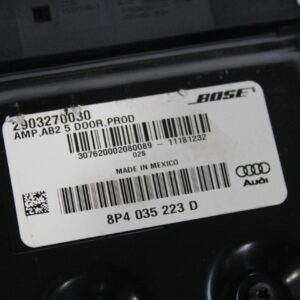 Audi A3 S3 RS3 Sound Amplifier 8P4035223D - Image 12