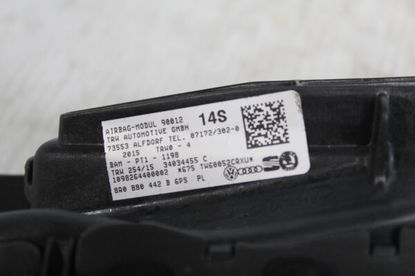 Audi 8R Q5 SQ5 Rear Right Side Airbag Unit 8R0880442B