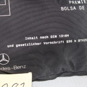 Mercedes Benz W204 C Class First Aid Kit Pouch A1698600150 - Image 4