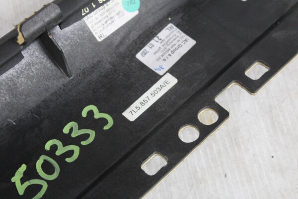 Porsche 955 957 9PA Cayenne Black Dash Trim Panel 7L5857503A, 95555256401