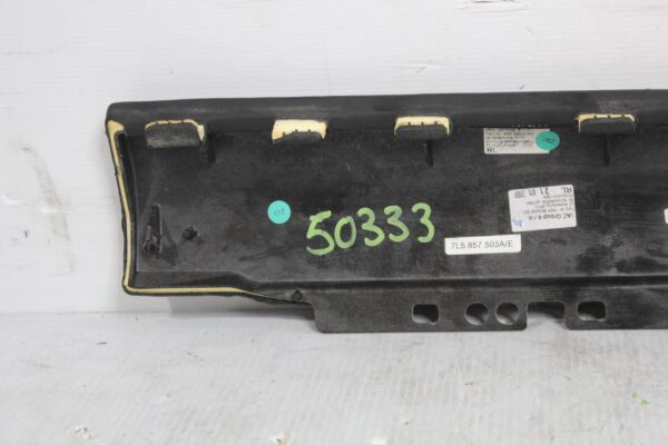 Porsche 955 957 9PA Cayenne Black Dash Trim Panel 7L5857503A, 95555256401